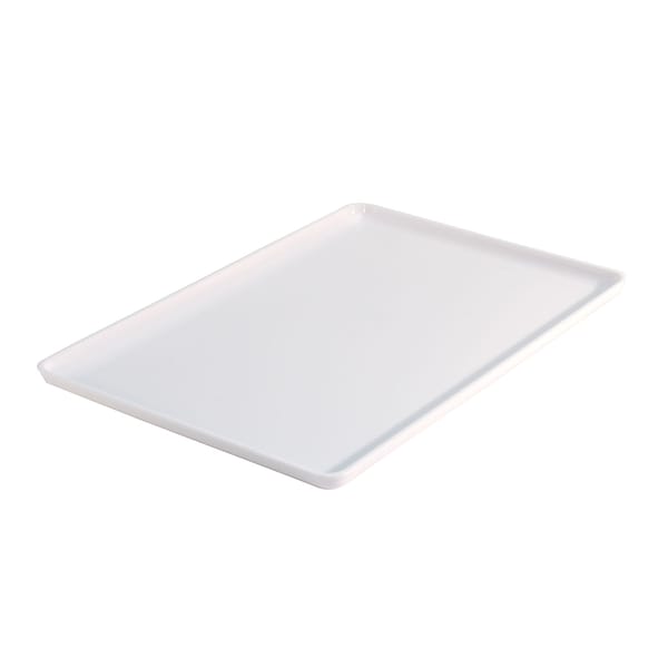Hapco-Elmar R3050WHT-Essential 10.5x14" Rectangular Tray, White, PK 12 R3050WHT - main